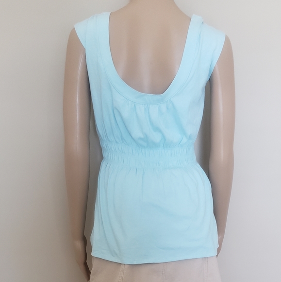 NEW! BANANA REPUBLIC LIGHT BLUE TANK TOP - Picture 2 of 4